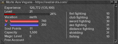 Signature for player Morte Aos Vegans