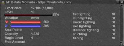 Signature for player Mr Batata Molhada
