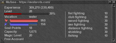 Signature for player Mufasa