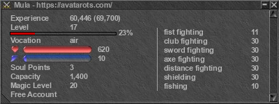 Signature for player Mula