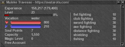 Signature for player Muleke Travesso