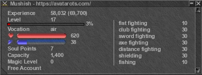 Signature for player Mushish