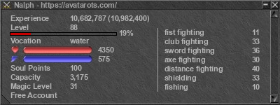 Signature for player Nalph