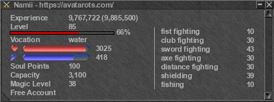 Signature for player Namii