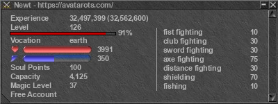 Signature for player Newt