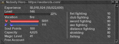 Signature for player Nobody Hero