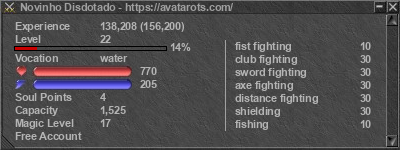 Signature for player Novinho Disdotado