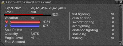 Signature for player Obito