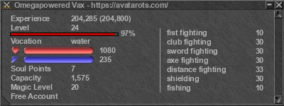 Signature for player Omegapowered Vax