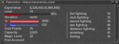 Signature for player Pamonha