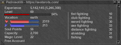 Signature for player Pedrosotilli