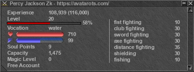 Signature for player Percy Jackson Zk