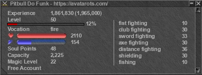 Signature for player Pitbull Do Funk