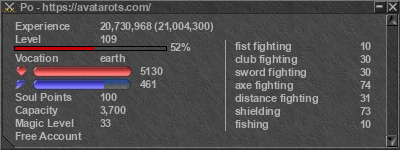 Signature for player Po