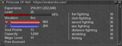 Signature for player Princess Of Hell