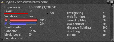 Signature for player Pyron