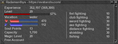 Signature for player Radamanthys