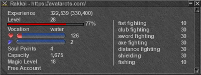 Signature for player Rakkai