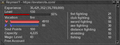 Signature for player Reyman'f