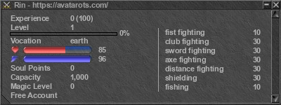 Signature for player Rin