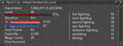 Signature for player Ryck Cry