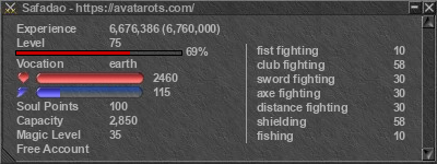 Signature for player Safadao