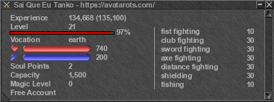 Signature for player Sai Que Eu Tanko