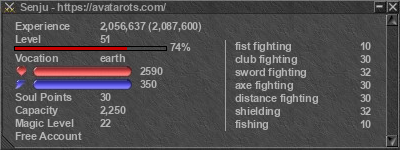 Signature for player Senju