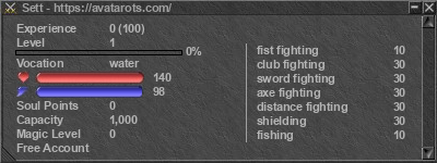 Signature for player Sett