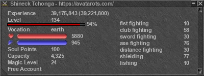 Signature for player Shineck Tchonga