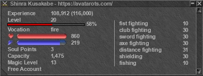 Signature for player Shinra Kusakabe