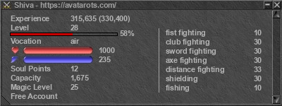 Signature for player Shiva