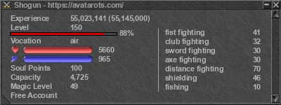 Signature for player Shogun