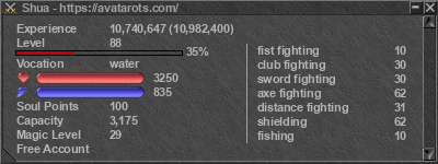 Signature for player Shua