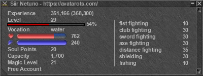 Signature for player Siir Netuno