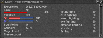 Signature for player Silent