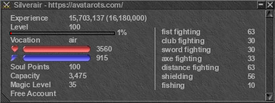 Signature for player Silverair