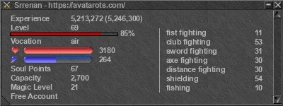 Signature for player Srrenan