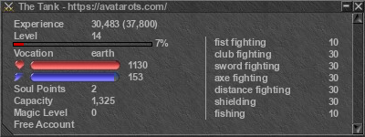 Signature for player The Tank