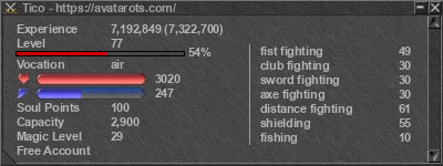 Signature for player Tico