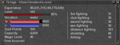 Signature for player Tiringa