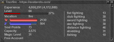 Signature for player Tnorfire