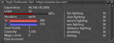 Signature for player Toph Traficante Girl