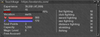 Signature for player Tsuchikage