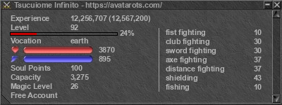 Signature for player Tsucuiome Infinito