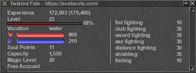 Signature for player Twisted Fate