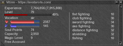 Signature for player Vitinn