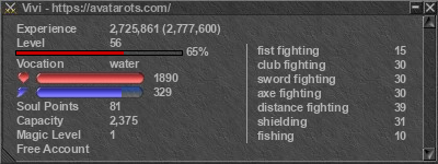 Signature for player Vivi