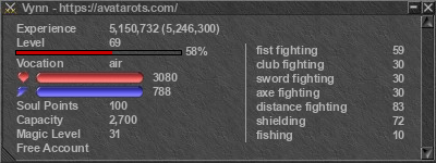 Signature for player Vynn