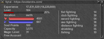 Signature for player Vytal